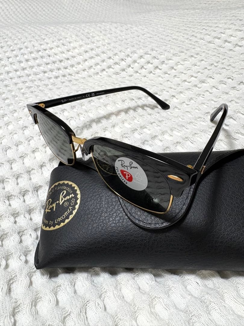 [新品]Ray-Ban ブラック/ゴールド サングラス