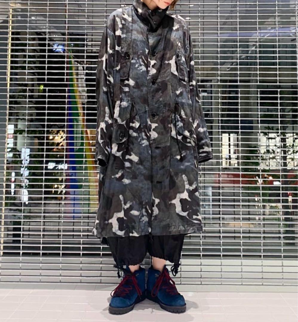 Yohji Yamamoto Ground Y 2024SS 総柄 モッズコート