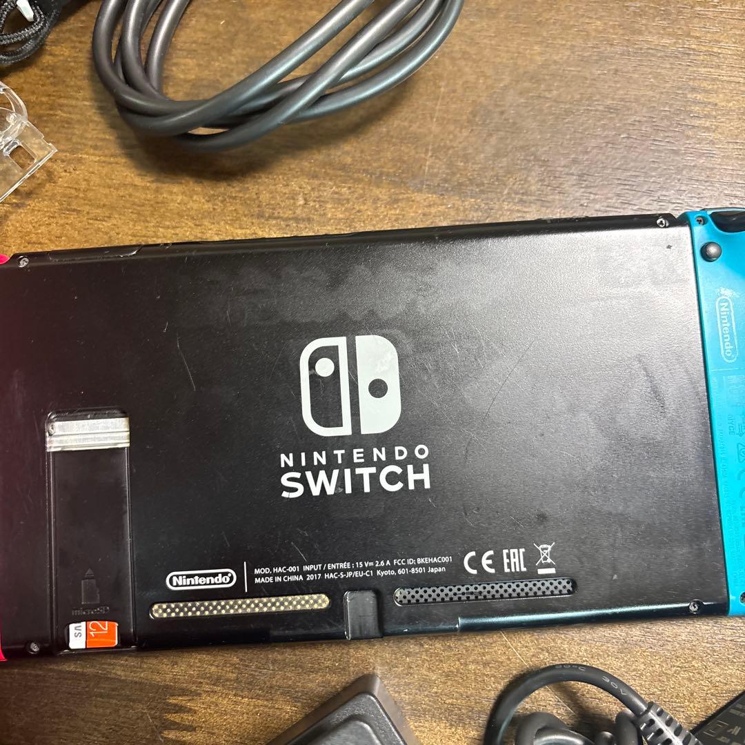 Nintendo Switch 本体 青/赤 充実付属品