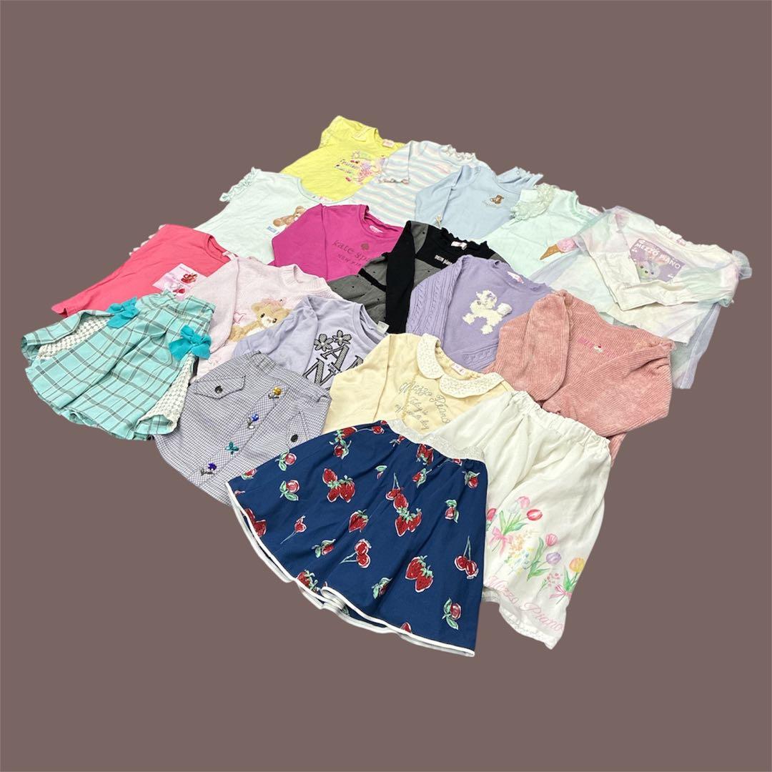 メゾピアノ　アナスイミニ　ケートスペード　子供服　女の子　まとめ売り　18点