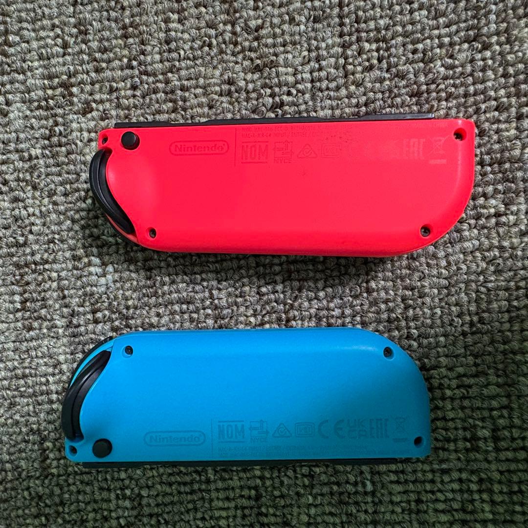 Nintendo Switch 本体 ネオンレッド/ネオンブルー カセット付き
