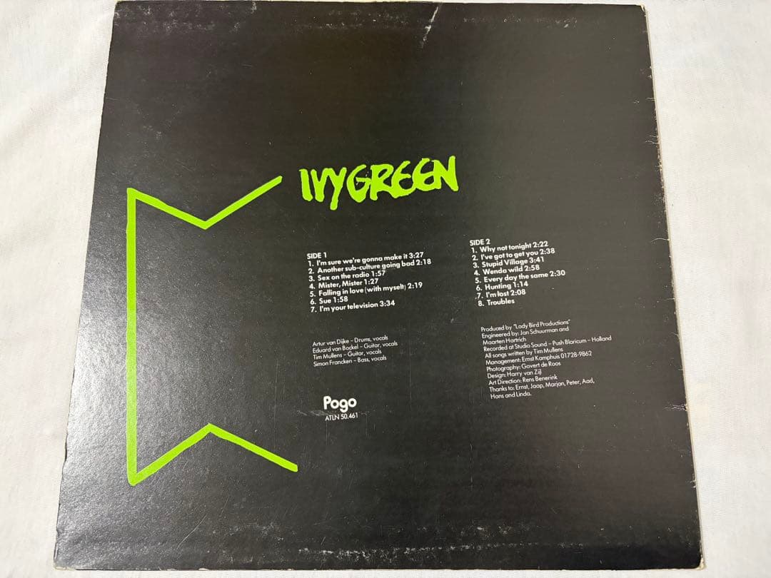 IVY GREEN 名盤LP kbd punk powerpop パンク天国