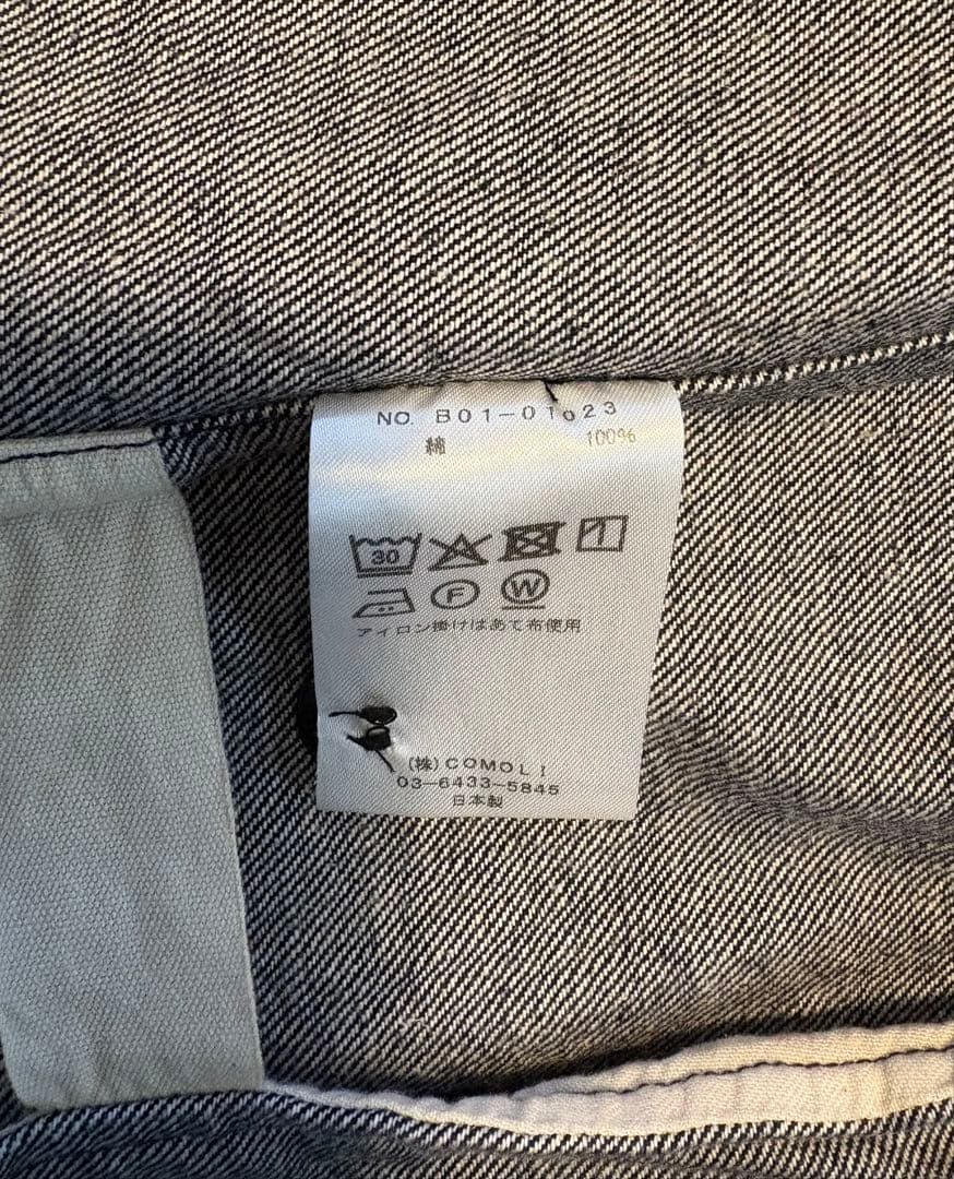 COMOLI 25SS ダークブルー テーラードジャケット　サイズ1