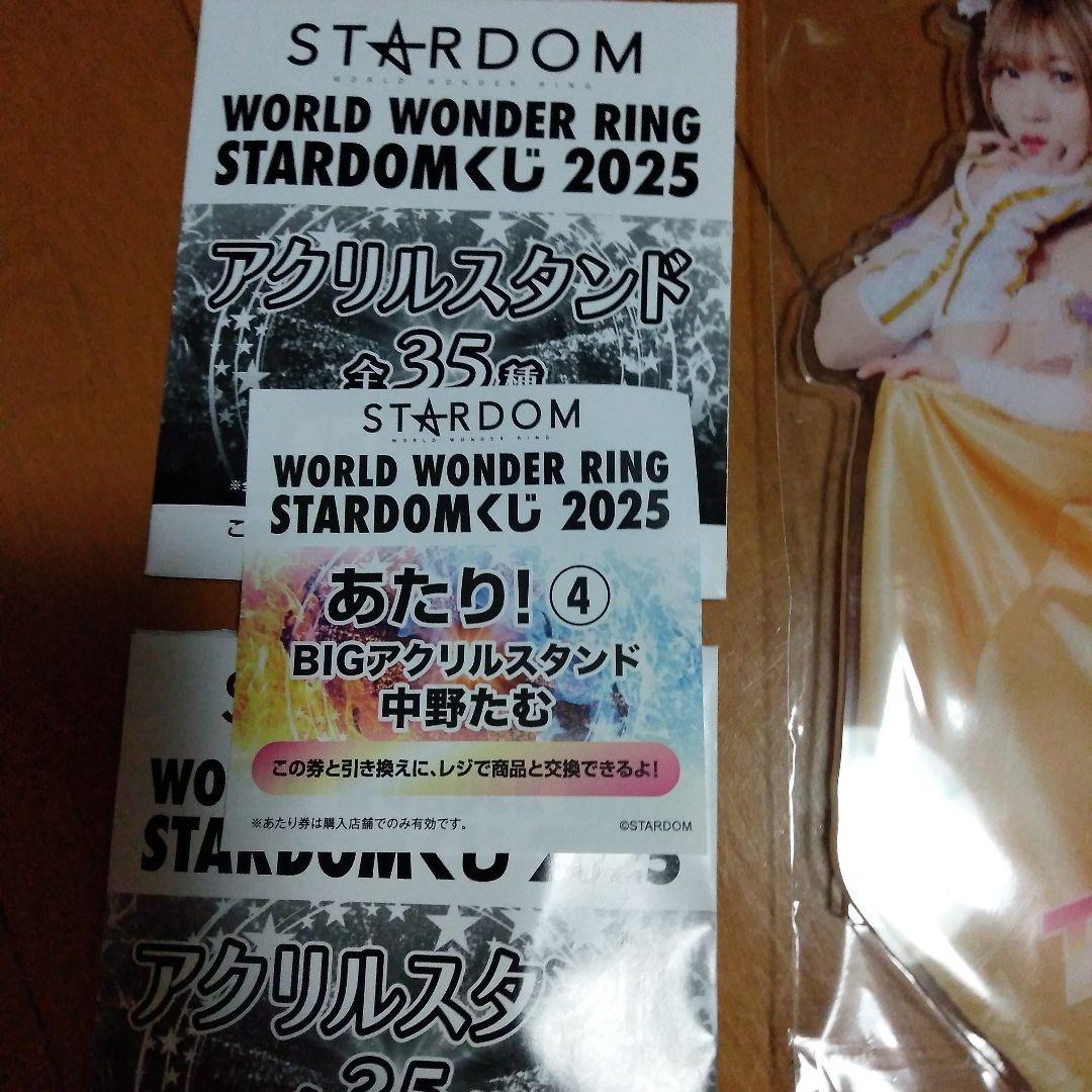 スターダム くじ 中野たむ あたり アクリルスタンド