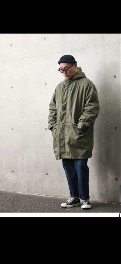 USED フランス軍 M-64 フィールドパーカー 70s ライナー付