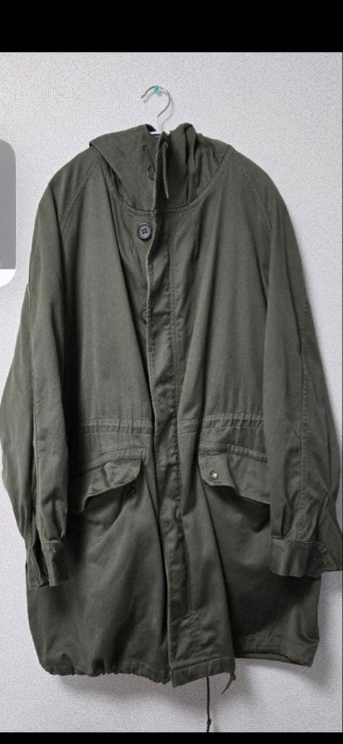 USED フランス軍 M-64 フィールドパーカー 70s ライナー付