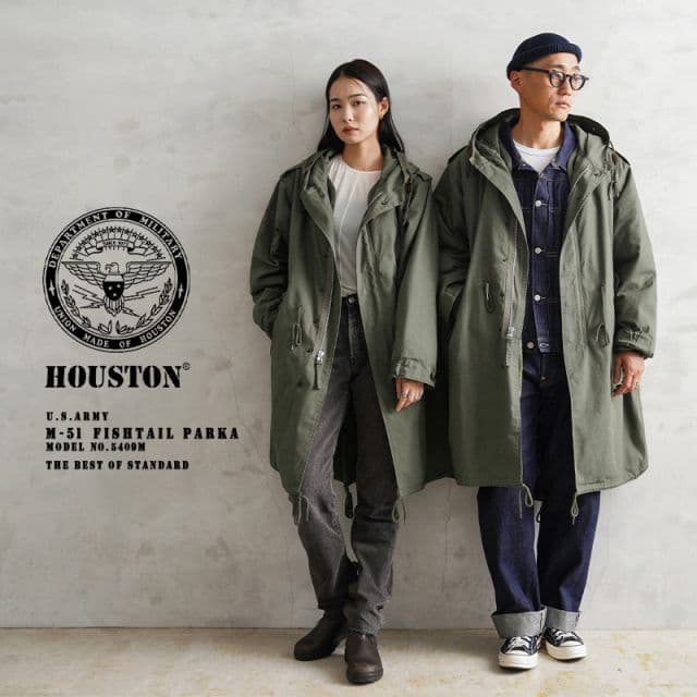 HOUSTON M-51 モッズコート用リアルフアー　アメリカ軍