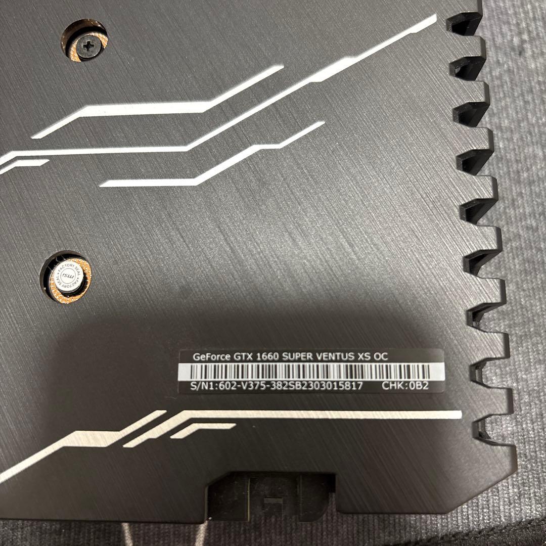 グラフィックボード・グラボ・ビデオカード Msi GeForce GTX1660SUPER VENTUS XS OC