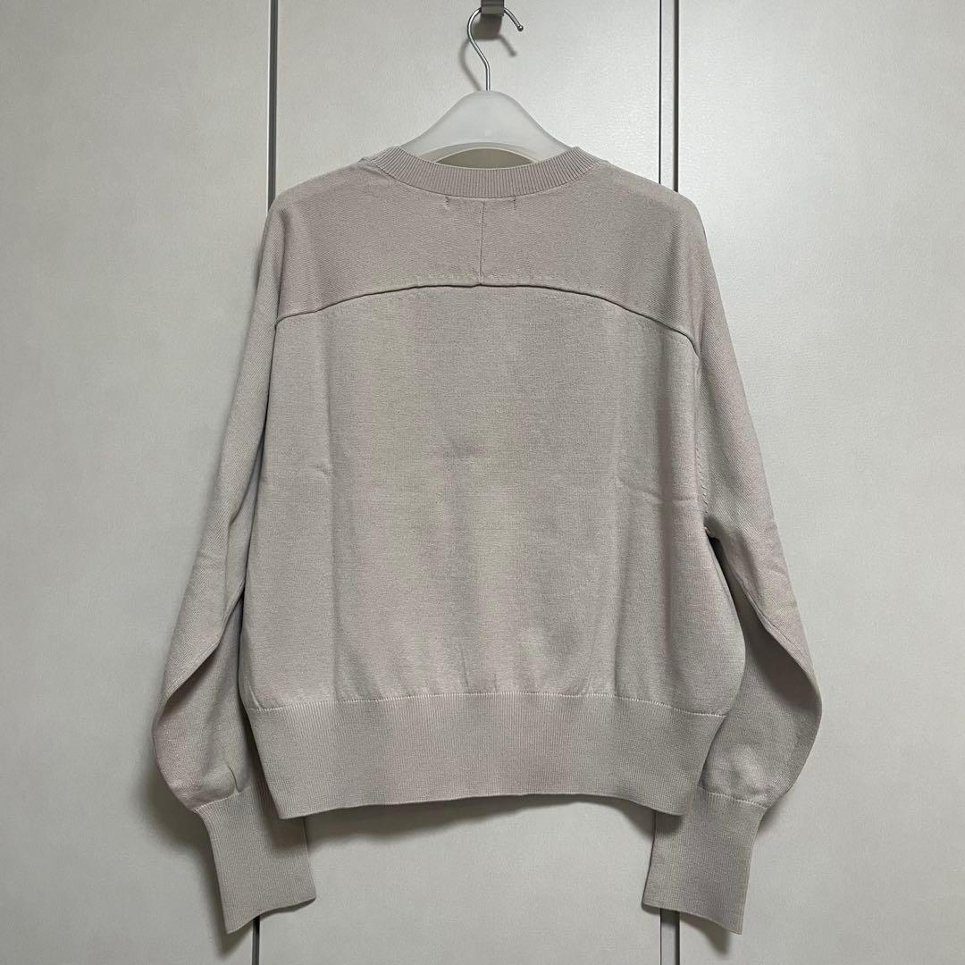 ☆新品タグ付☆ 23区　ウールコットンストレッチ ニット　ベージュ