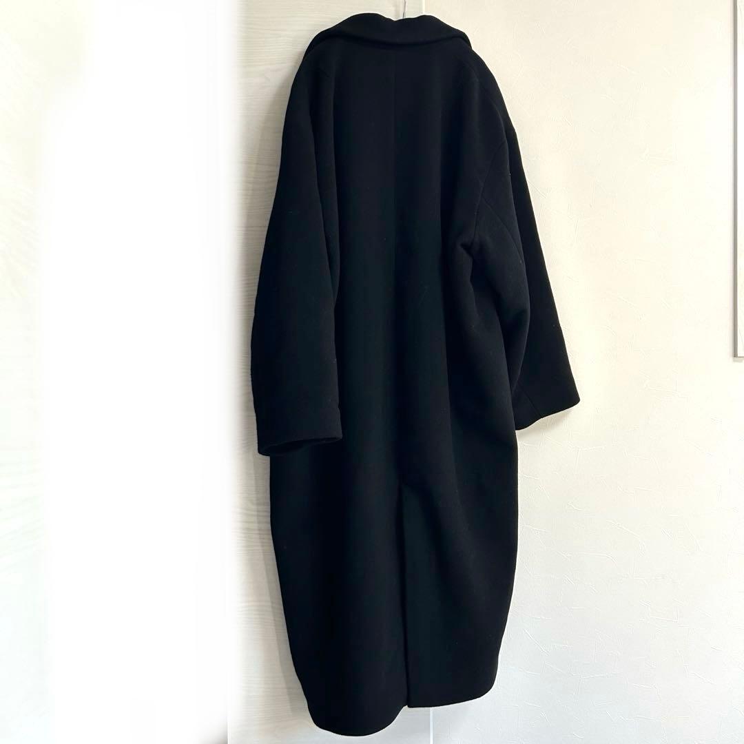 Ungrid【アングリッド】ルーズシルエットチェスターコート　ロングコート　黒