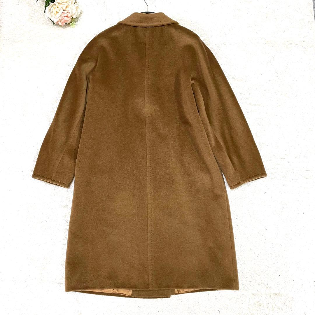Max Mara✨最高級白タグ カシミヤ混ダブルブレスト アイコンコート 40