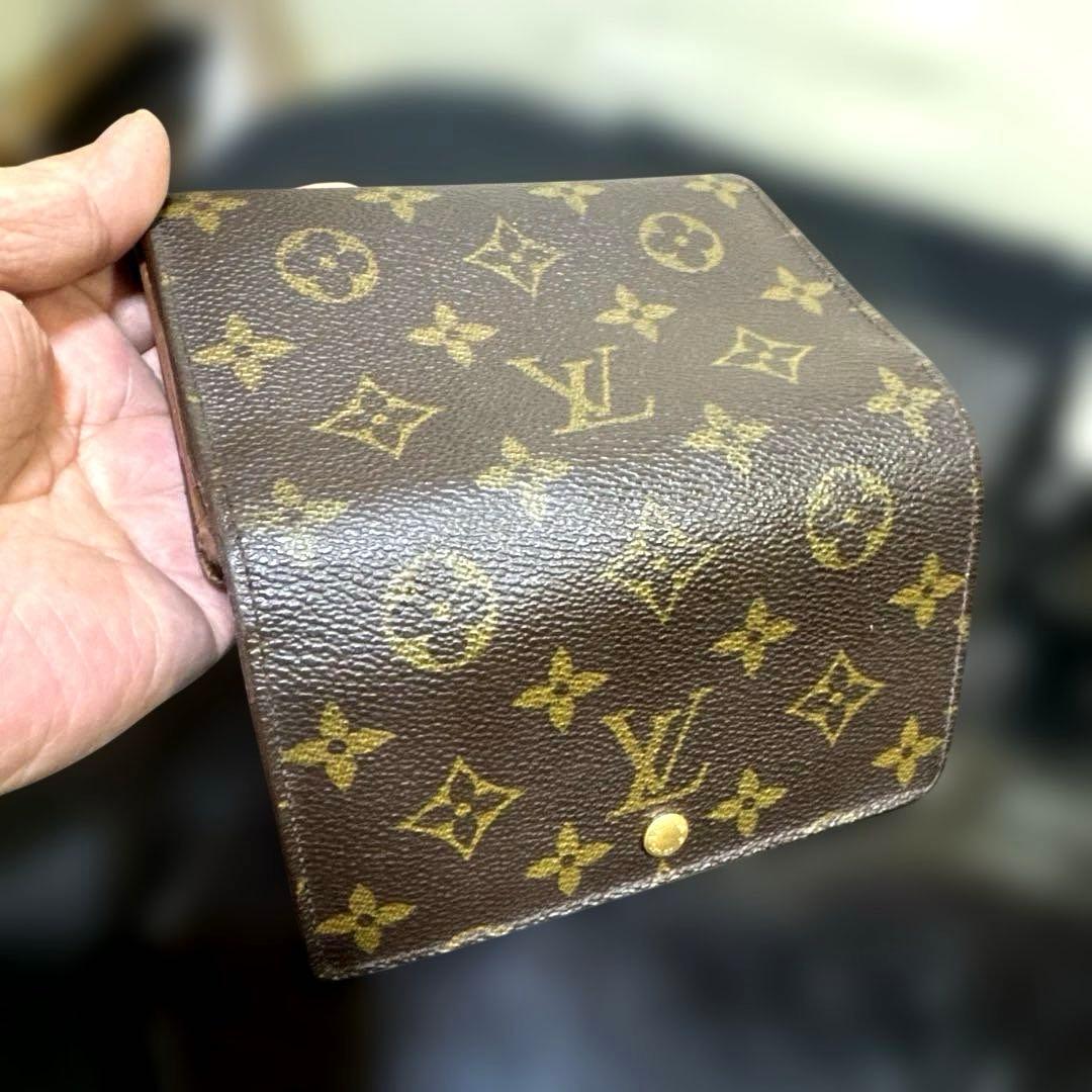 ⑩☆優良品/後期型・カードポケットあり ☆ モノグラム♪Ｌ字型ファスナー財布