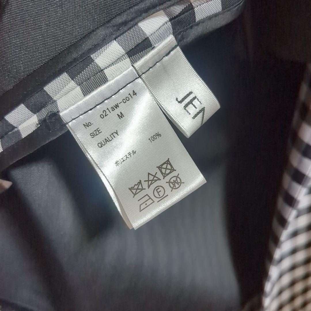 極美品 JENNE ジェンヌ ライナー付きチェックトレンチコート Ｍサイズ