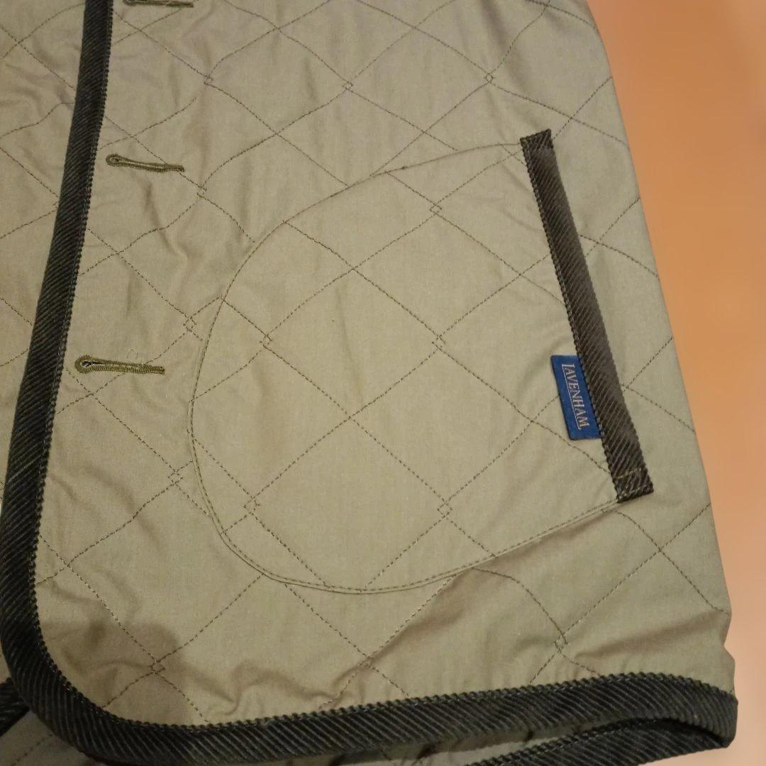 ふじばLAVENHAM ベスト Sサイズ オリーブグリーン＆ネイビー