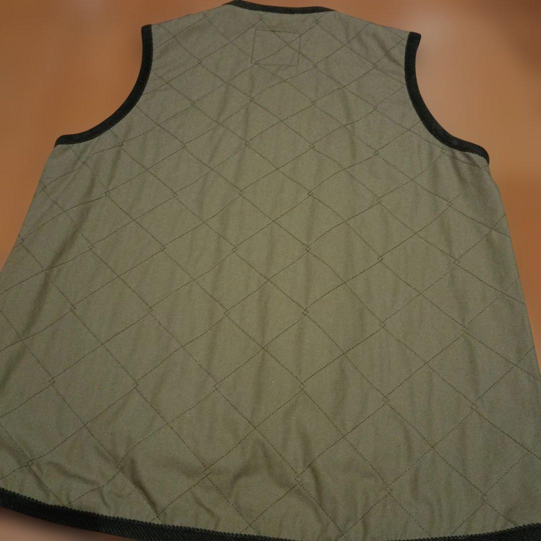 ふじばLAVENHAM ベスト Sサイズ オリーブグリーン＆ネイビー