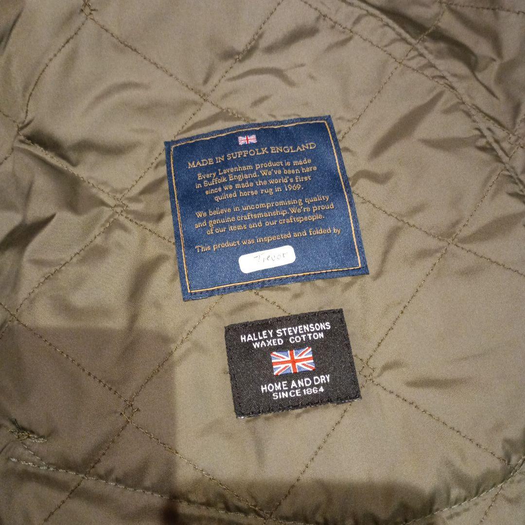 ふじばLAVENHAM ベスト Sサイズ オリーブグリーン＆ネイビー
