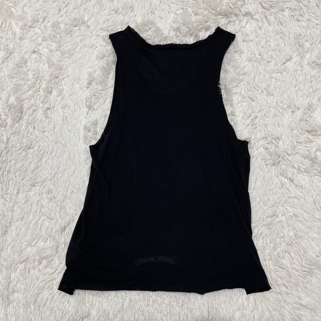 Chrome Hearts トリプルクロス ダメージ加工　タンクトップ S 黒