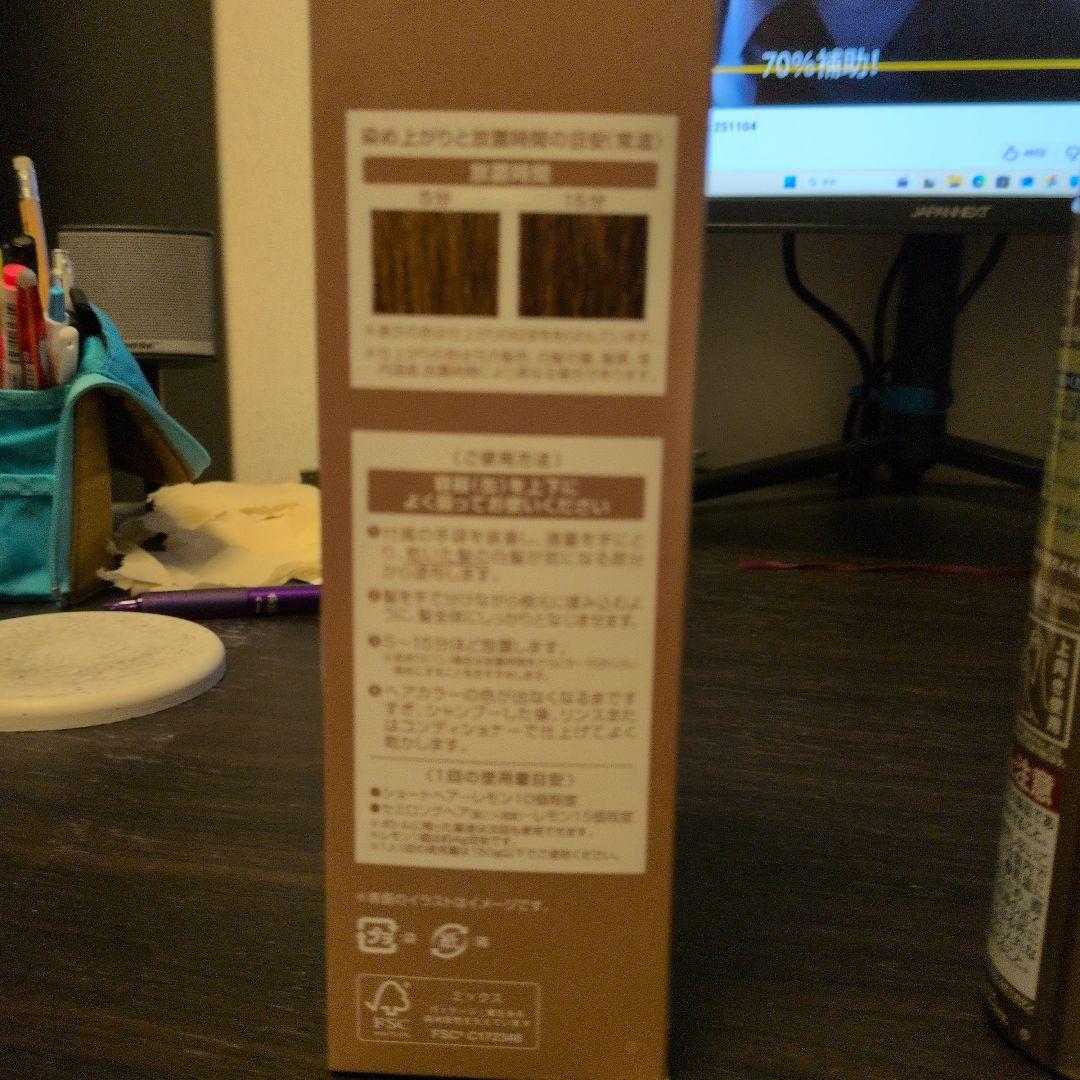 ECLAT ボタニカルエアカラーフォーム EX ライトブラウン 150g 2本