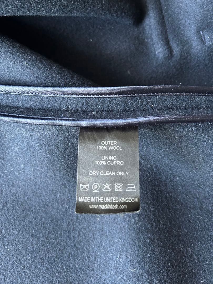 MACKINTOSH マッキントッシュ ダッフルコート　ネイビー　サイズ38