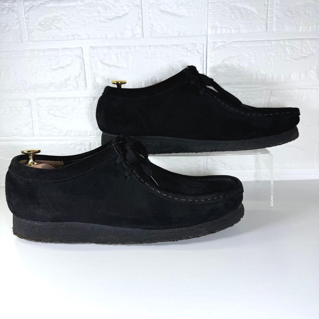【美品】 CLARKSWallabee クラークス ワラビー ブラック 26.5