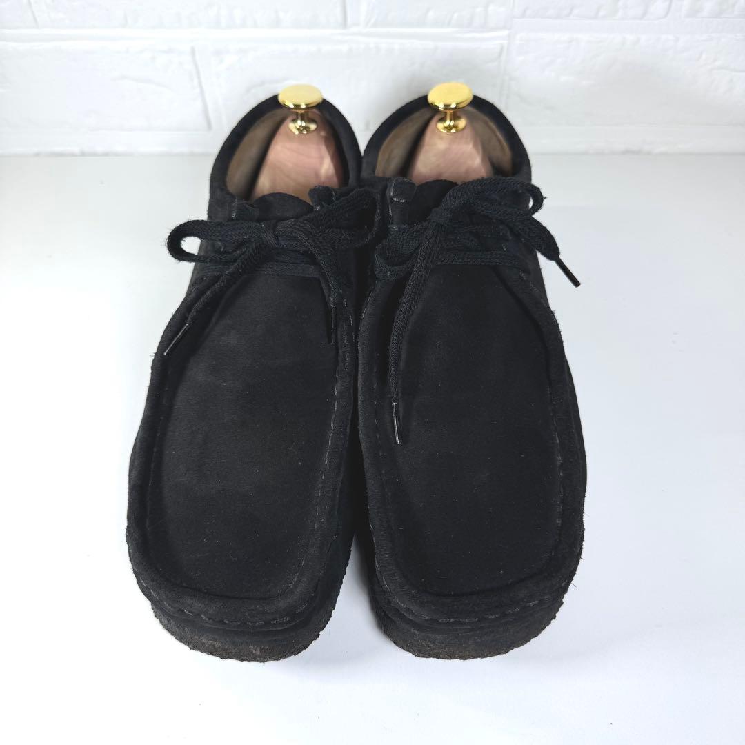 【美品】 CLARKSWallabee クラークス ワラビー ブラック 26.5