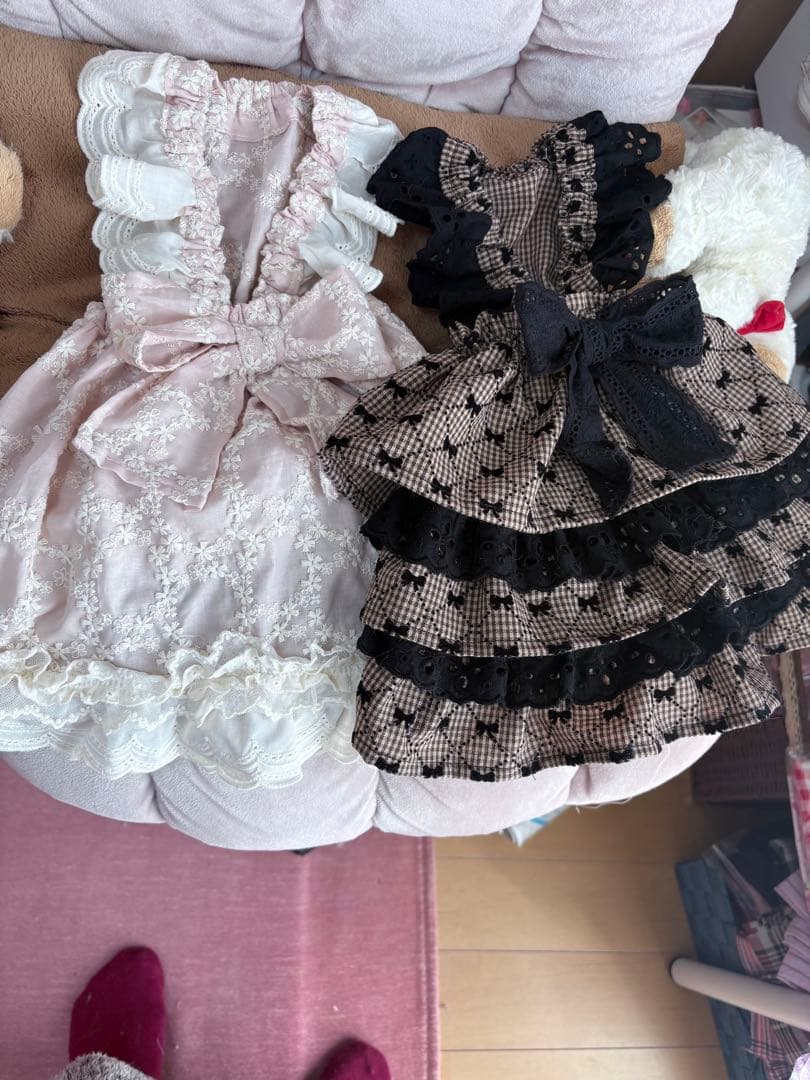 ＊momo＊犬服ハンドメイドワンピース