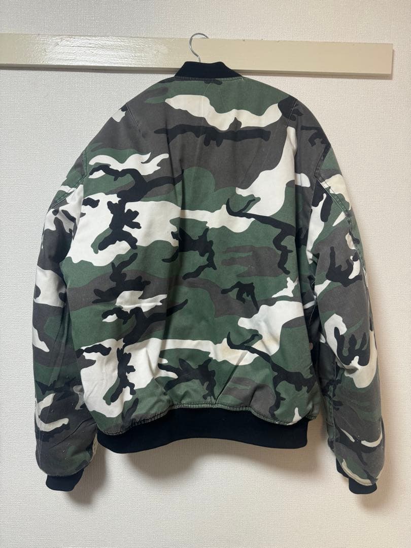 来※バン様Fostex garments アーバンカモ MA-1迷彩 中綿
