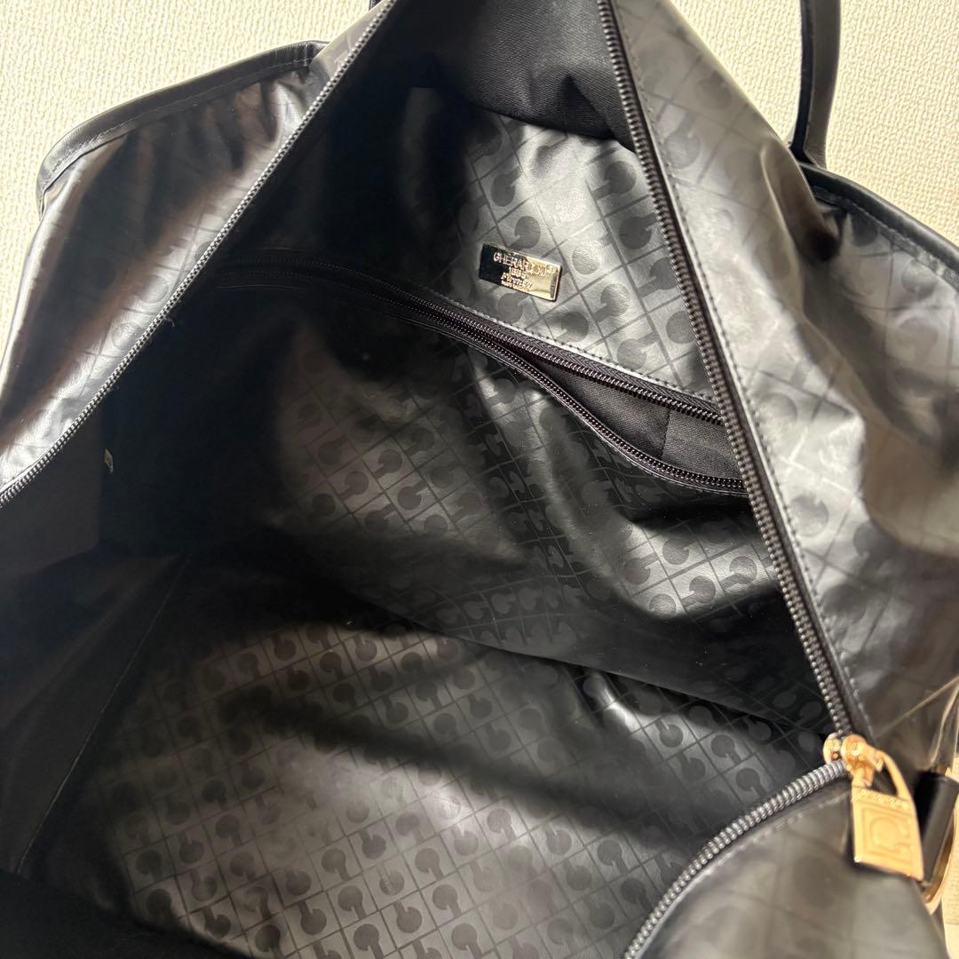GHERARDINI ゲラルディーニ　ソフティ　ブラック　黒　ボストンバッグ