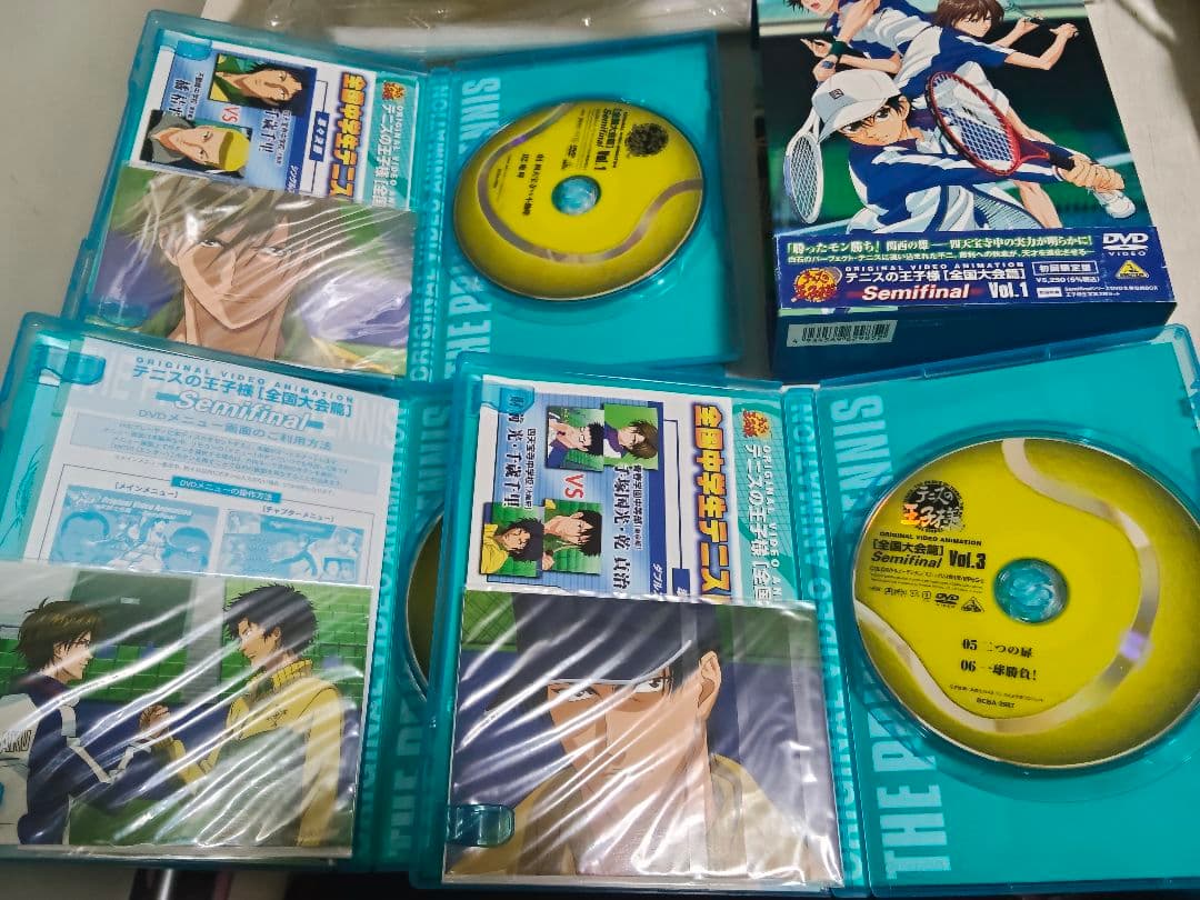 テニスの王子様 アニメDVD TV版+全国大会編全巻／劇場版 OVA まとめ売り