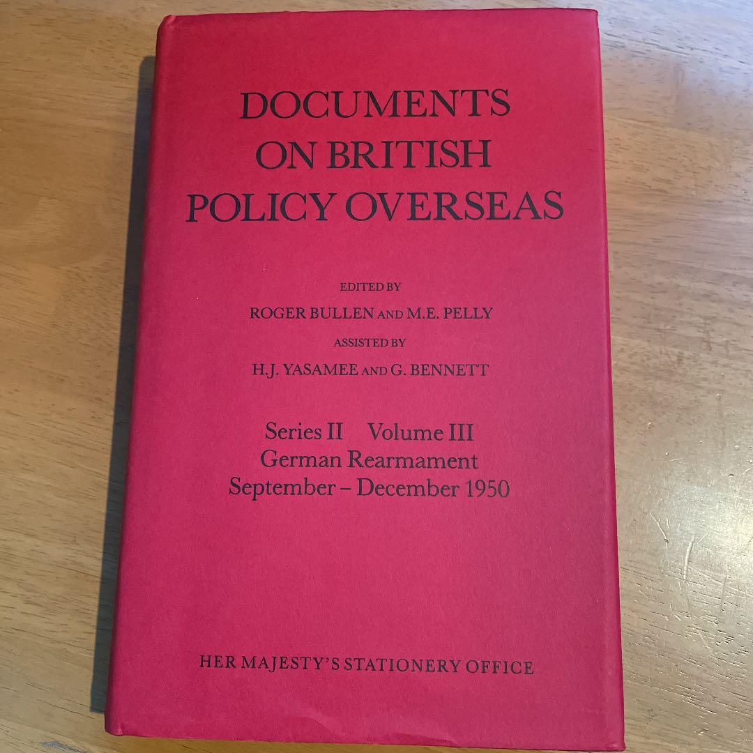 洋書 Documents on British Policy Overseas