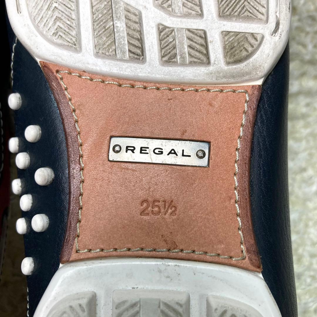 『美品』REGAL 954R リーガル　デッキシューズ　トリコロール　レザー