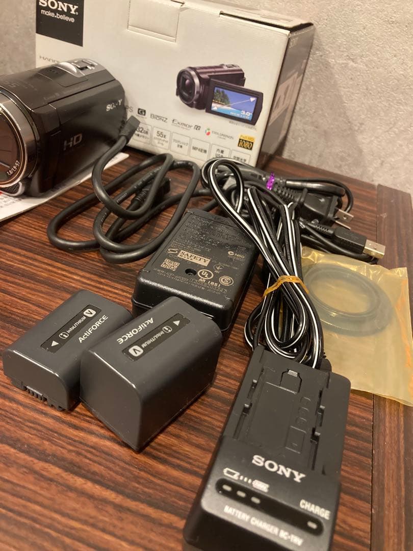 Sony CX430V HDビデオカメラ 本体と付属品