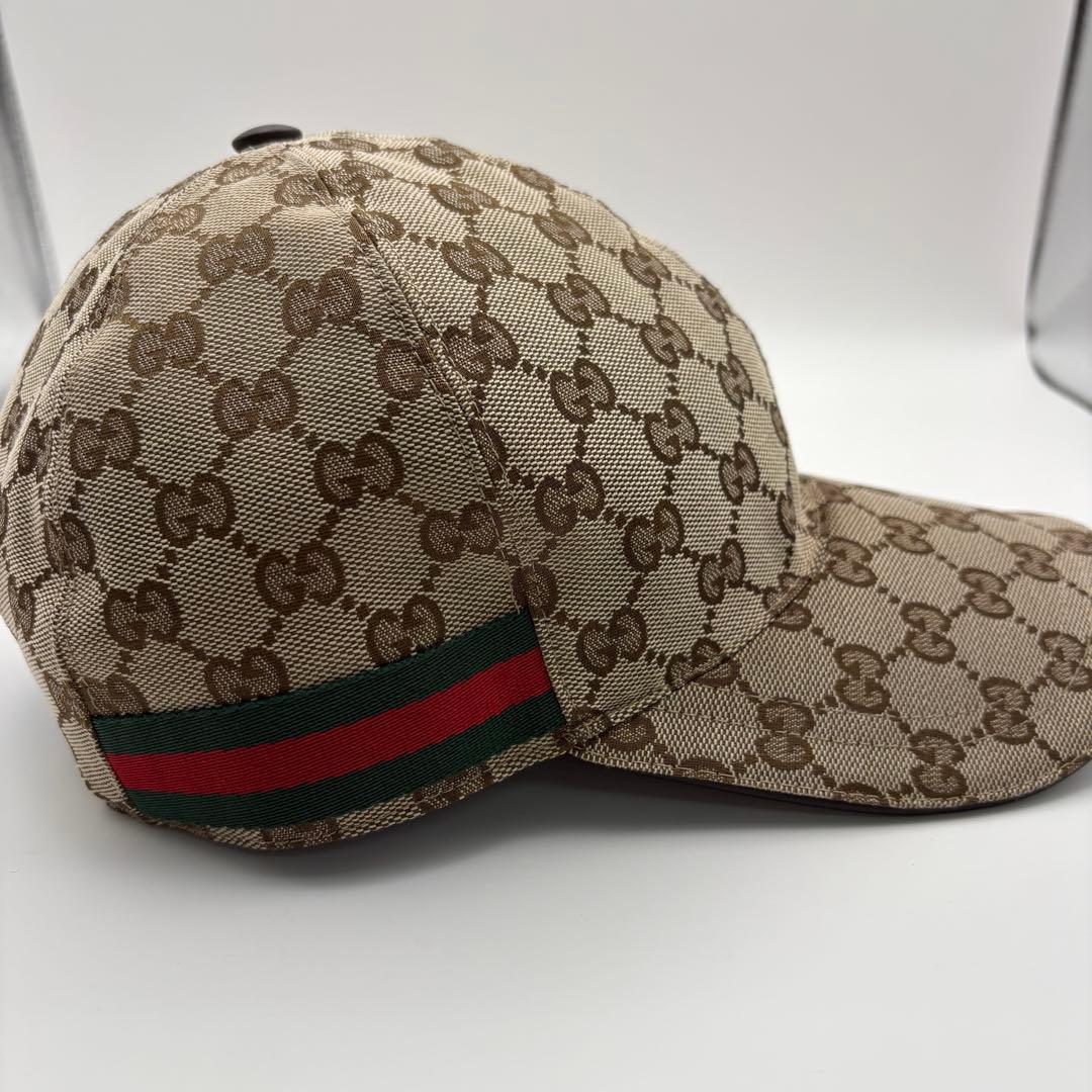Gucci GGパターン ベースボールキャップ　Mサイズ