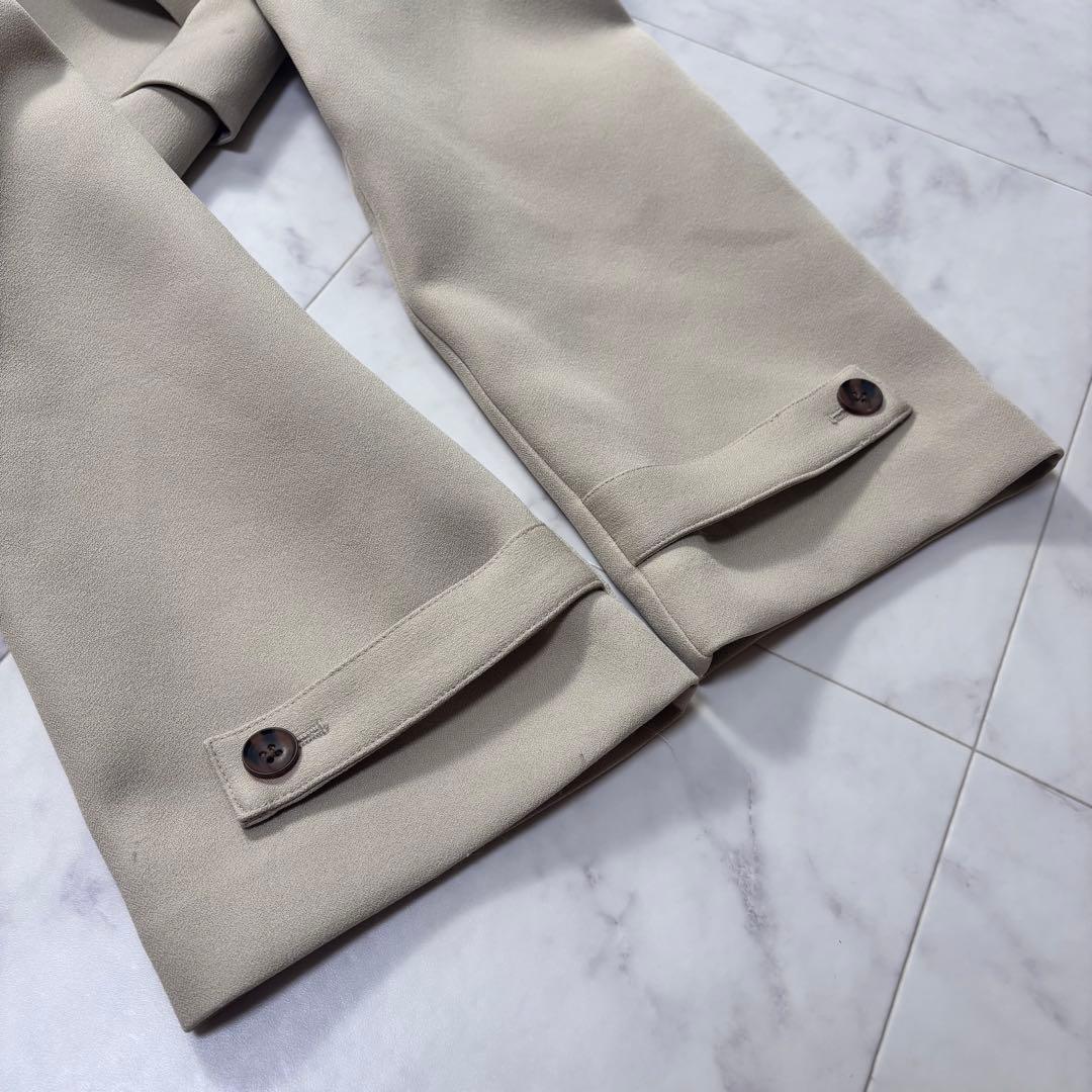 人気　enof air long coat ロングコート　ベージュ　マキシ丈