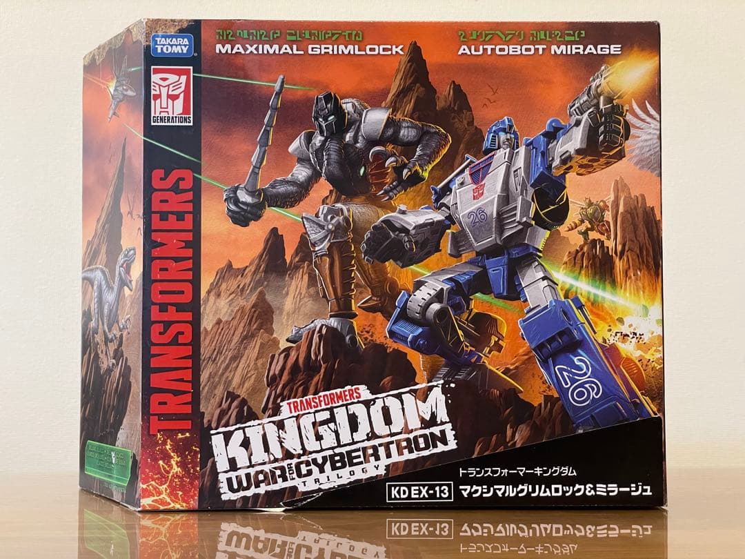 【8/17】トランスフォーマーキングダム　マクシマルグリムロック+ミラージュ
