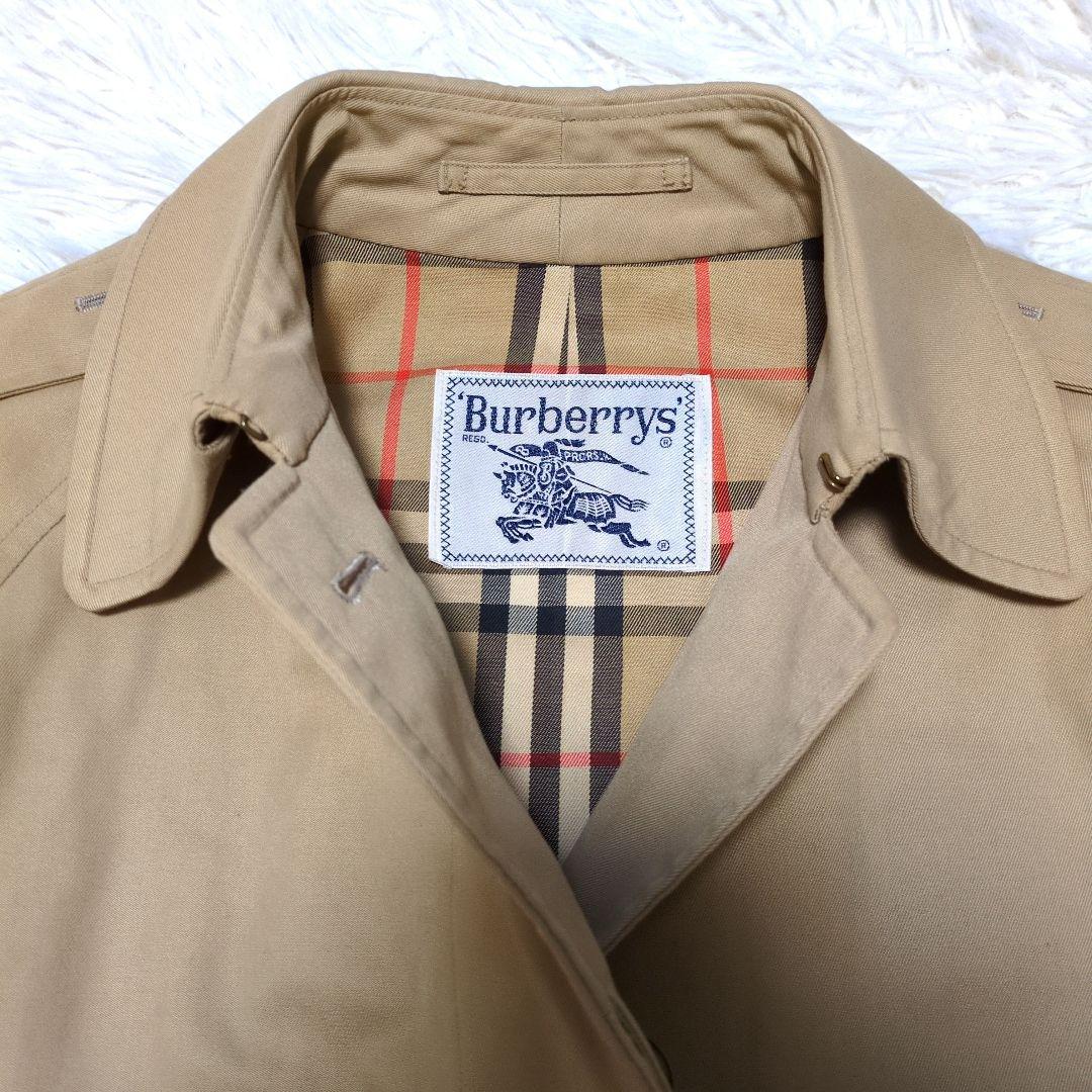 Burberry　ステンカラーコート ノバチェック　ベージュ