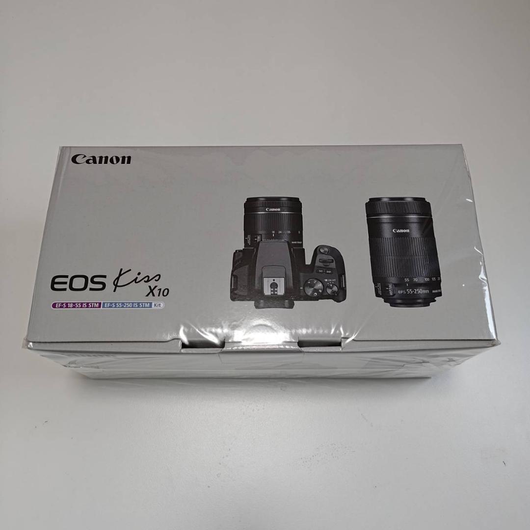 美品 Canon EOS kiss X10 一眼レフカメラ ダブルズー厶キット