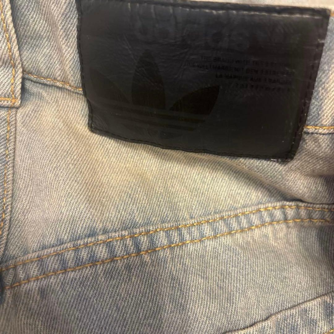 adidas ジップデニムパンツ 24 アディダス