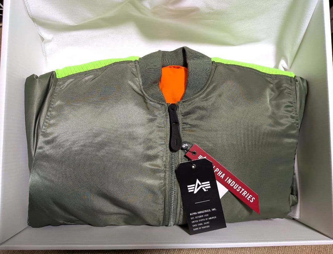 山*下様 Alpha Industries × WTAPS MA-1 オリーブ/