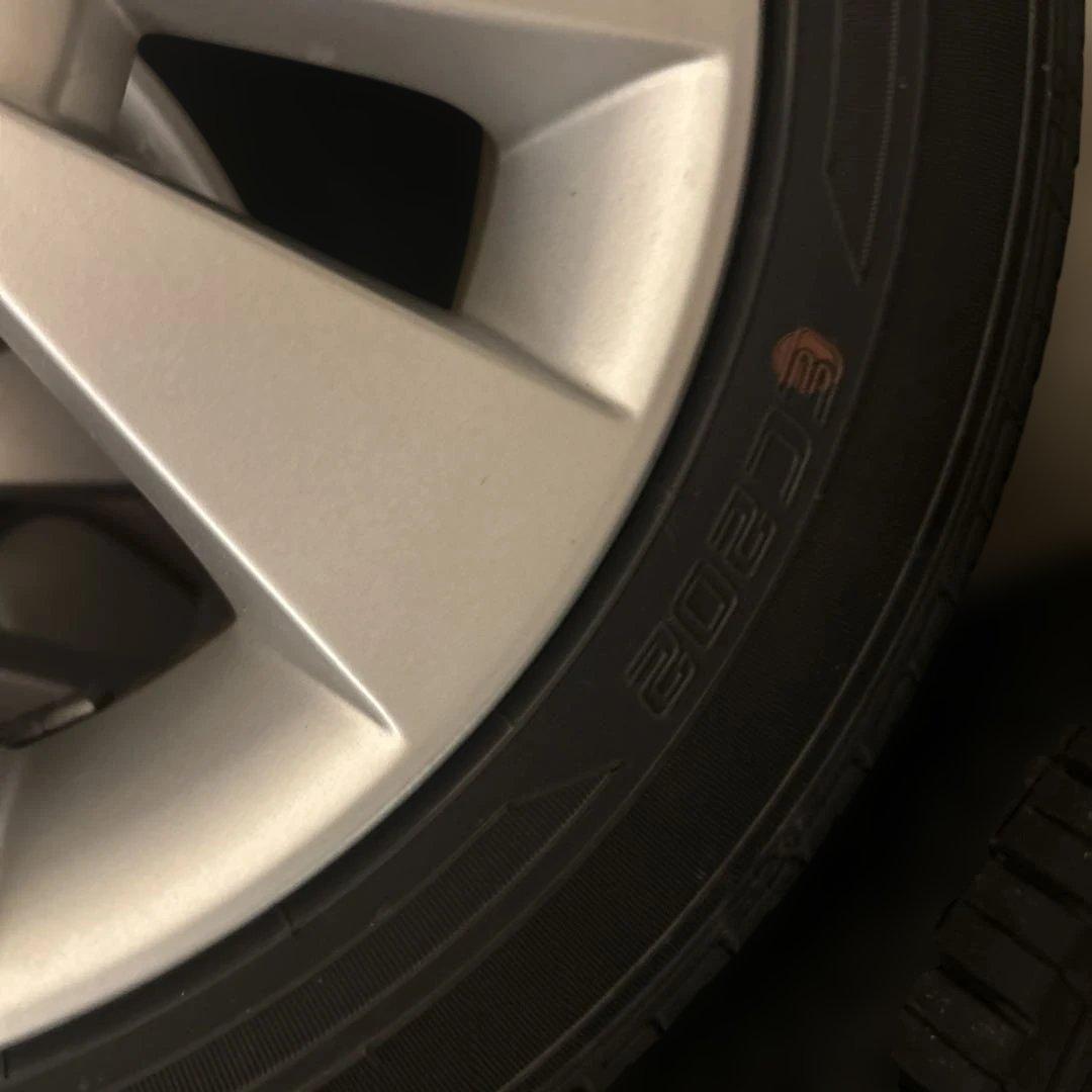 155/65R14 DL EC202 2024年製　スズキ純正ホイール付き