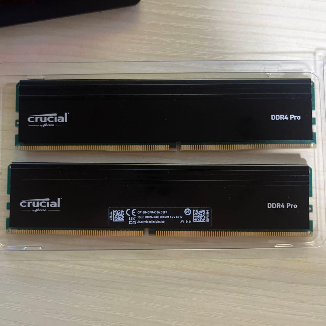 crucial DDR4 Pro メモリー 32GB 16GB×2