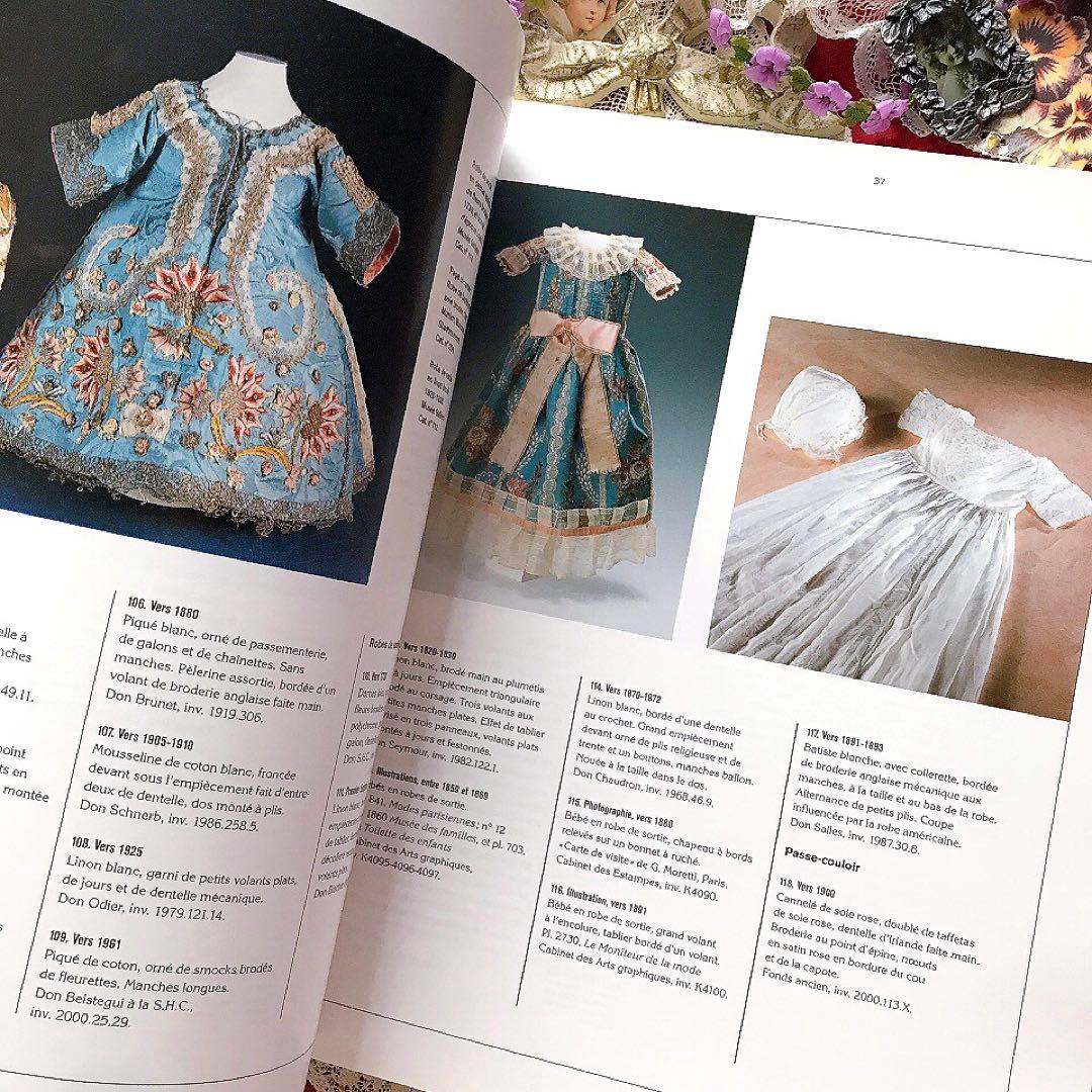 アンティーク子供服の洋書 ヴィクトリアン少女♡ファッションプレート ビスクドール