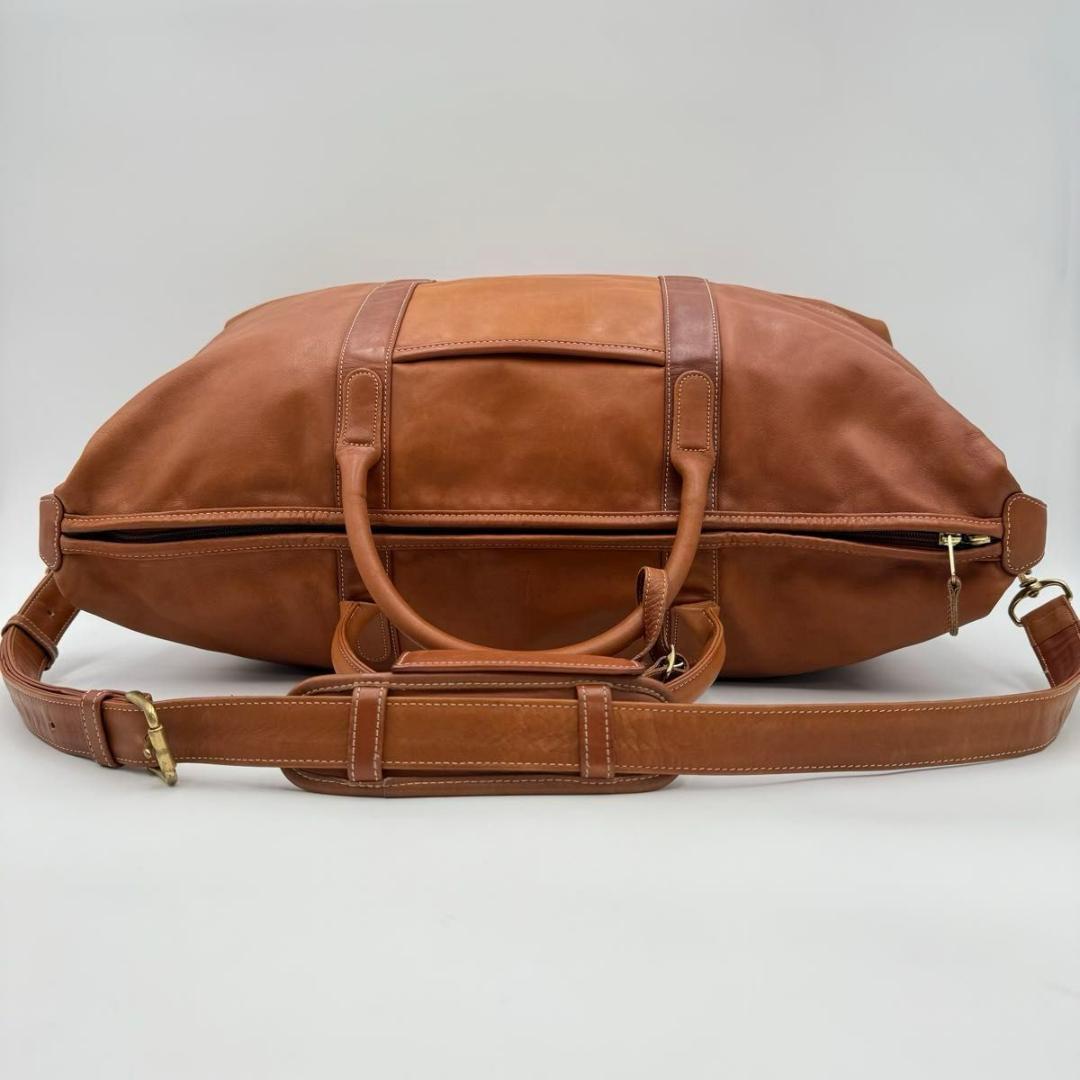 高級　COACH オールドコーチ　レザー　2way ボストンバッグ USA製