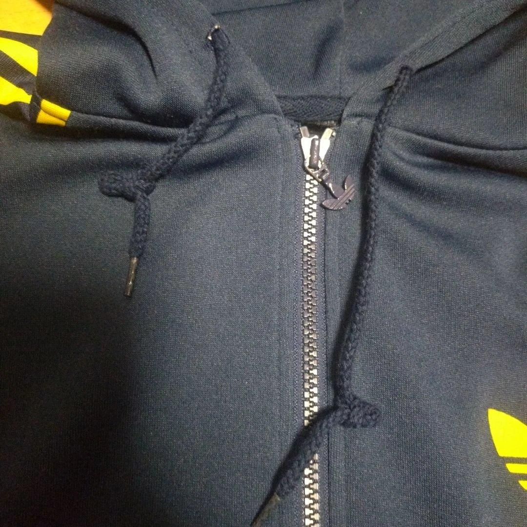 アディダス　フードトラックジャケット　XO 2xl　万国旗