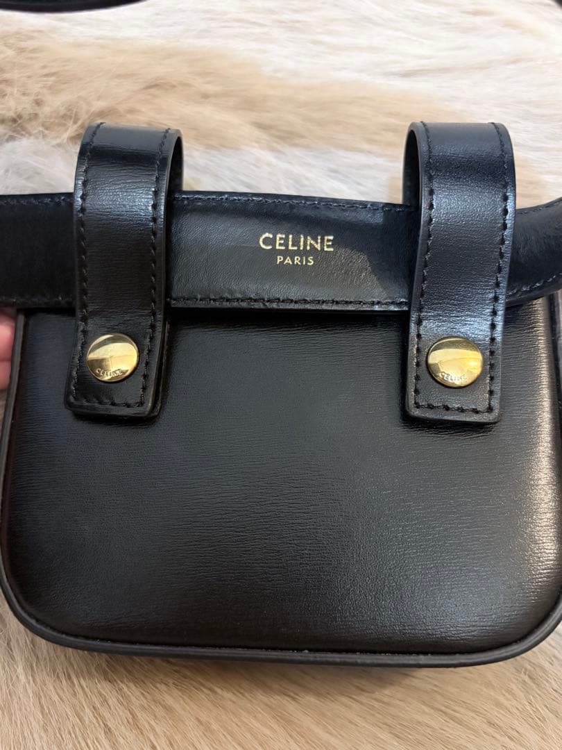 本日限定割引レアCELINE 新品同様トリオンフポーチ付きベルト