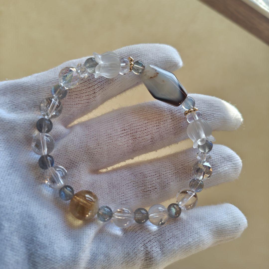 専用です♡瑪瑙、水晶、ラブラドライト、シトリンラダー
