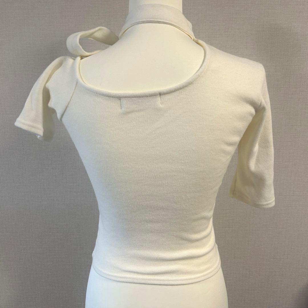 【即購入可】andmary Nanaribbon oneshouldertops
