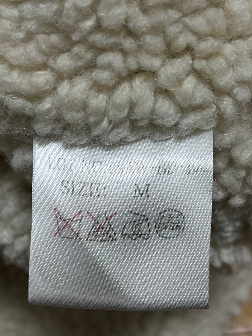09AW　バックドロップ　裏ボア　肉厚メルトンベスト　/M　バッファローチェック