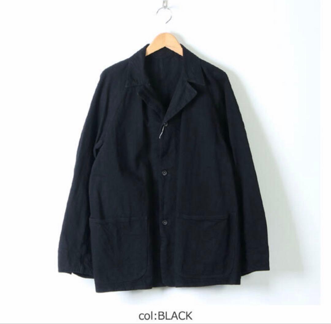 COMOLI ブラックデニムワークジャケット サイズ4美品
