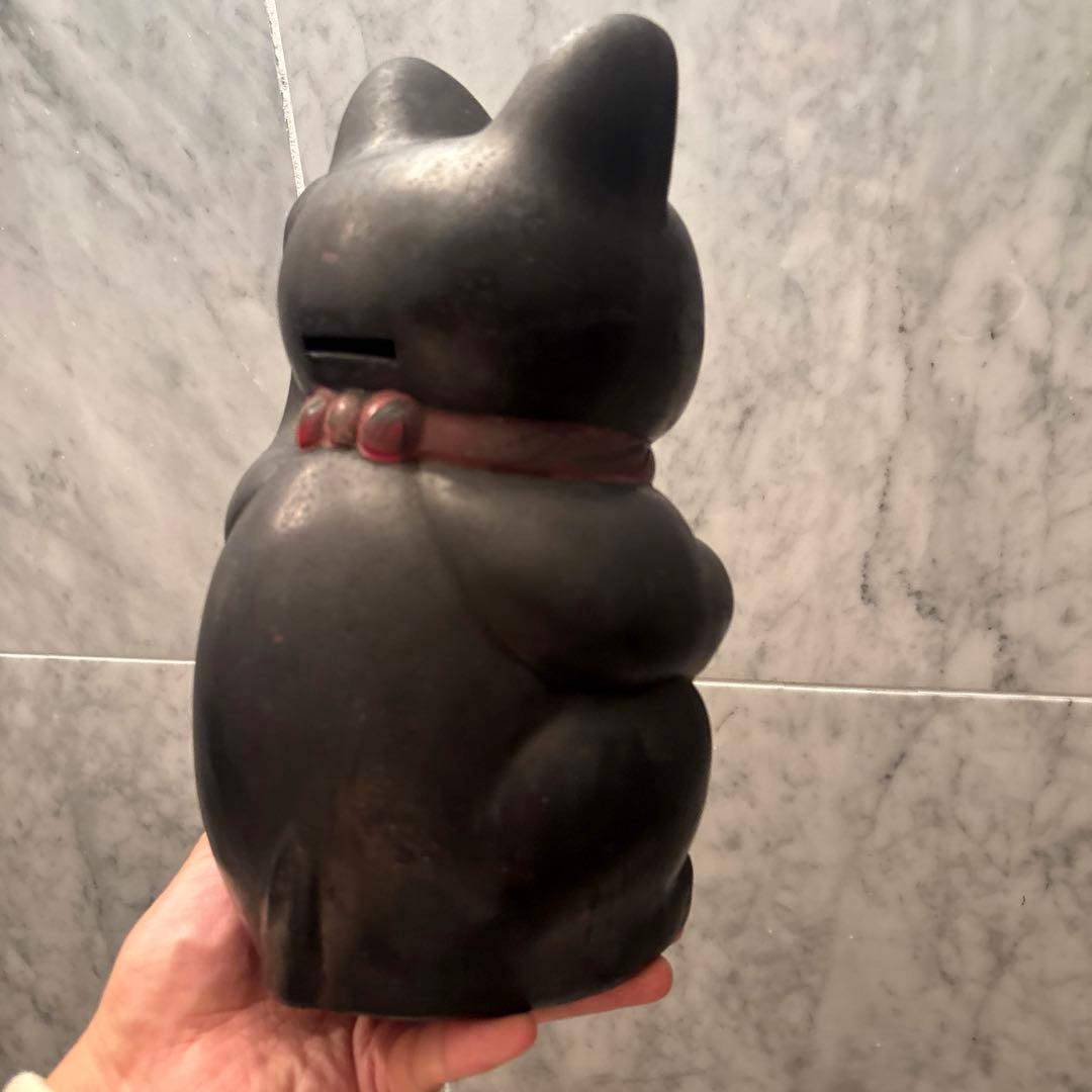 アンティーク大正時代とてつもない雰囲気の幸運・良き人を招く特大招き猫